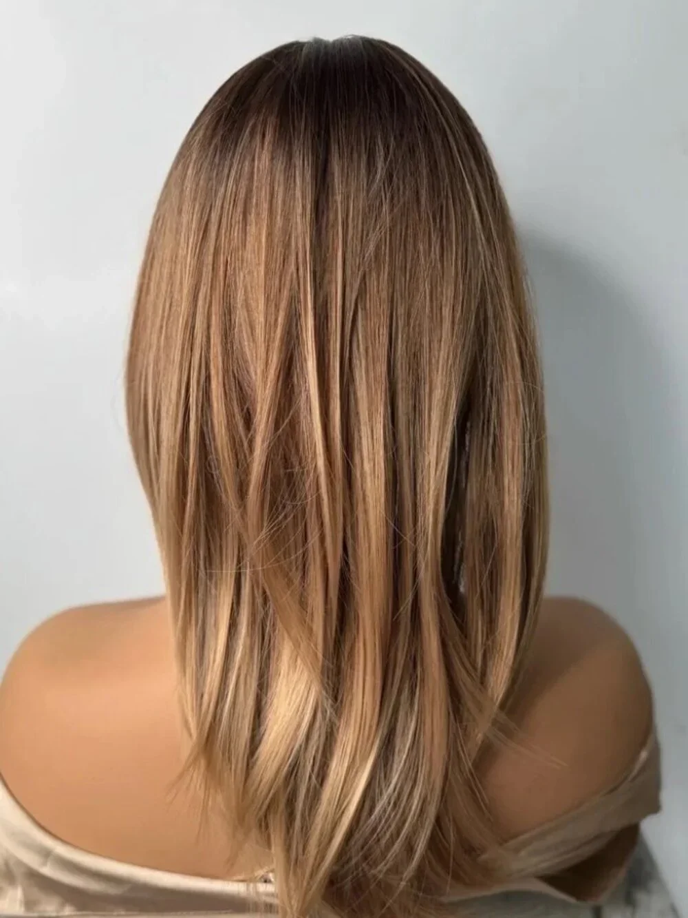 Balayage light Brown Short Wig